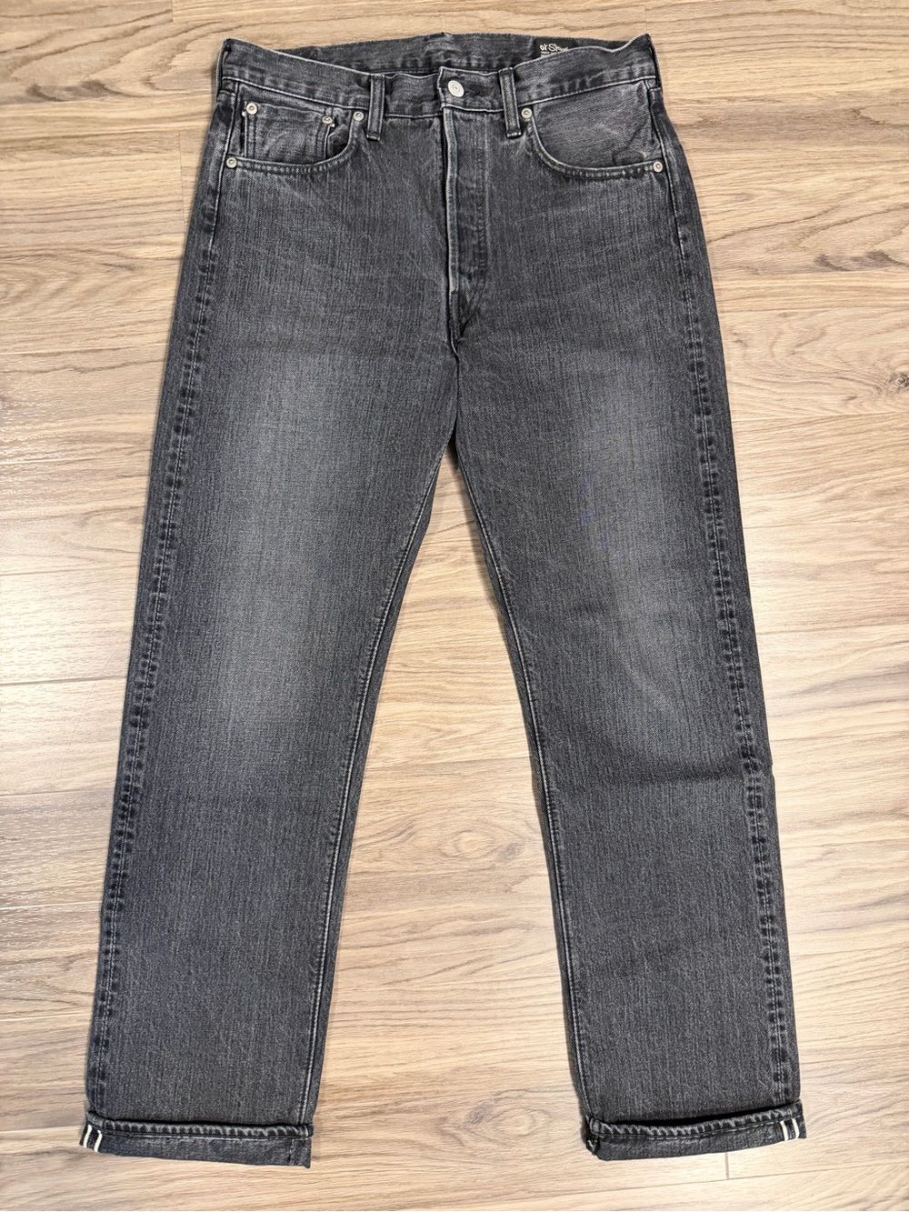 OrSlow 105 Standard Fit Denim - Selvedge Black Stone Denim